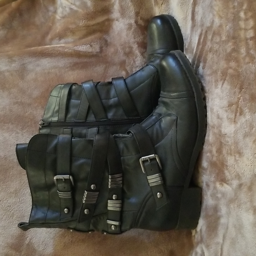 Guess Black Boots size 8 1/2